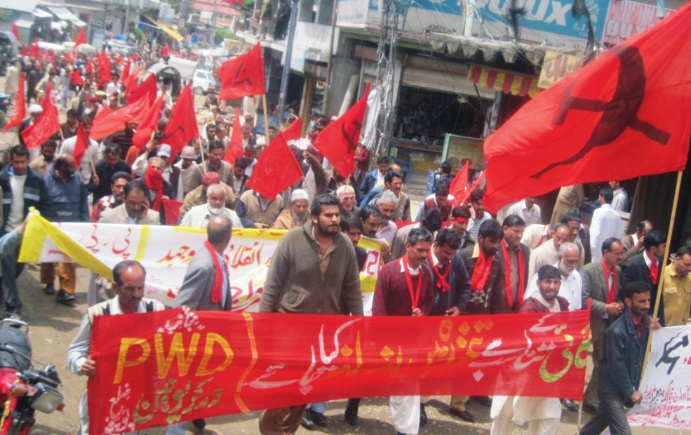 یومِ مئی: آزادکشمیر میں محنت کشوں اور نوجوانوں کے جلسے اور ریلیاں