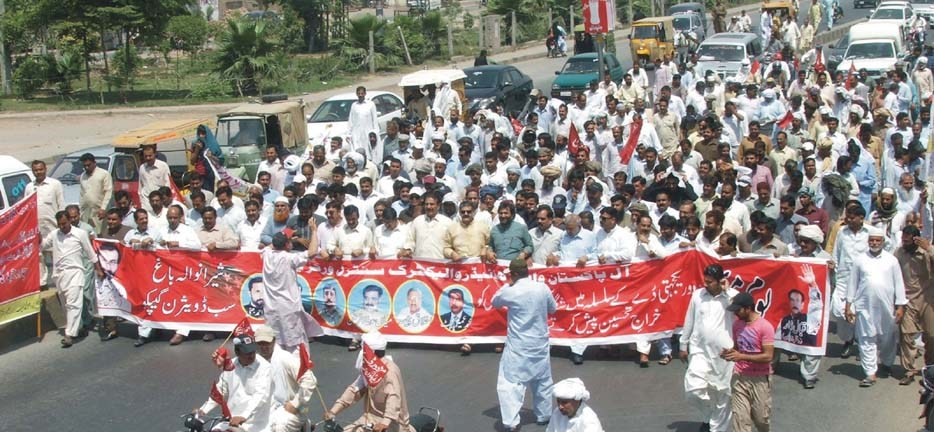 گوجرانوالہ: یوم مئی کے موقع پر محنت کشوں کی ریلی